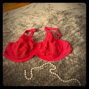 Red hot bra